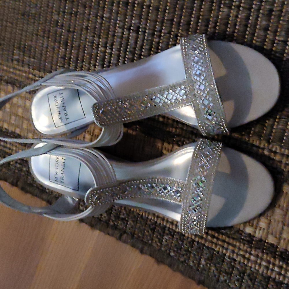 Silver heels